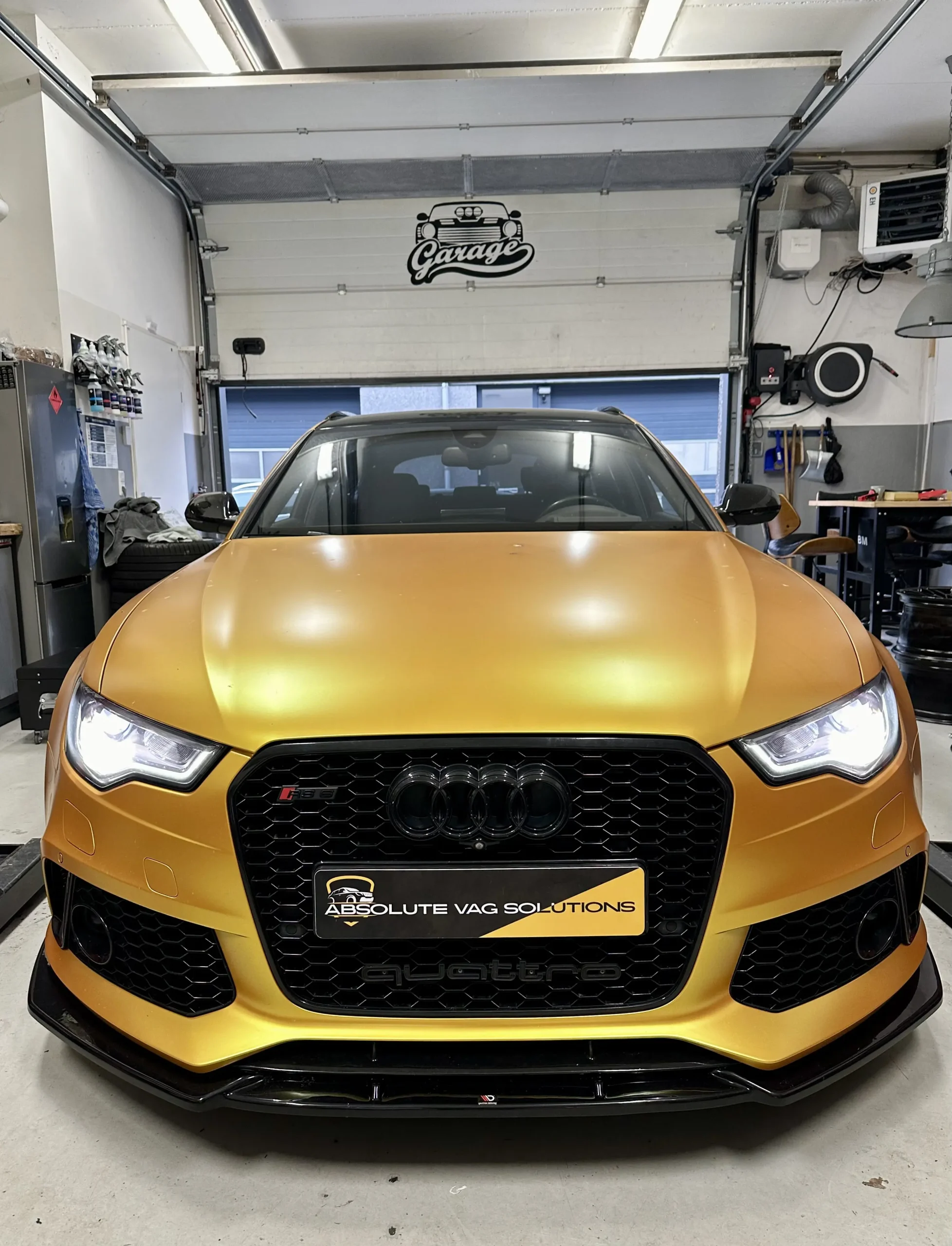 Audi RS6 geel Absolute VAG Solutions