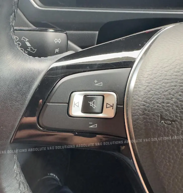 Adaptive cruise control op stuur volkswagen